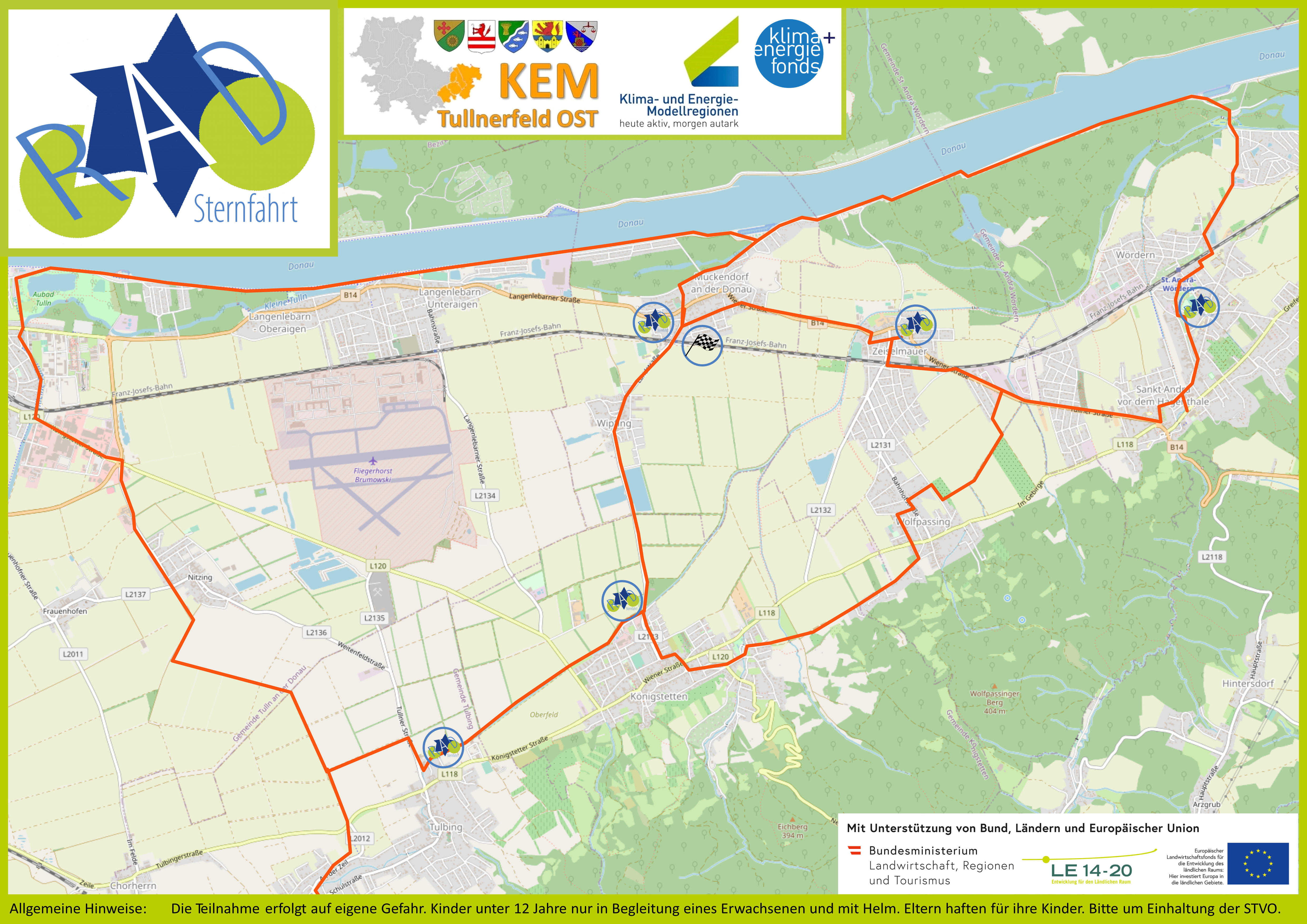 Radsternfahrt Karte 200930